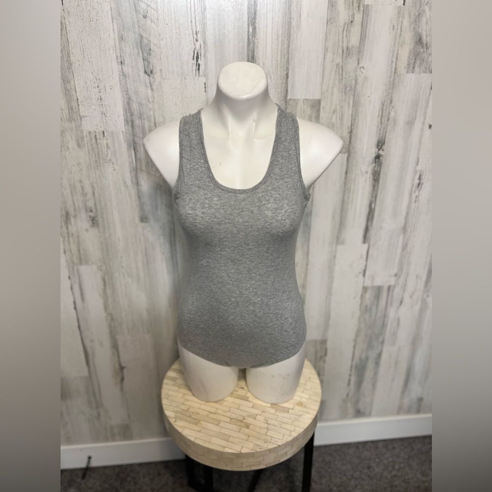 Active basic Gray bodysuit